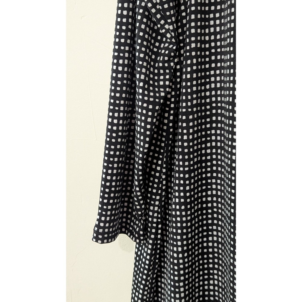 Michael Kors Women's Polyester Shift Dress 2X Black White Geometric Pattern - Picture 4 of 6